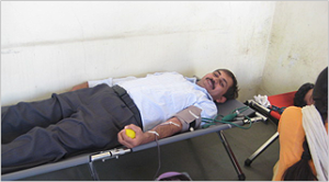 Blood donation camp